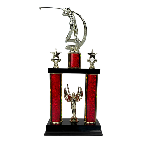 Trofeo de Tubo con Figura Serie 50 de Golf